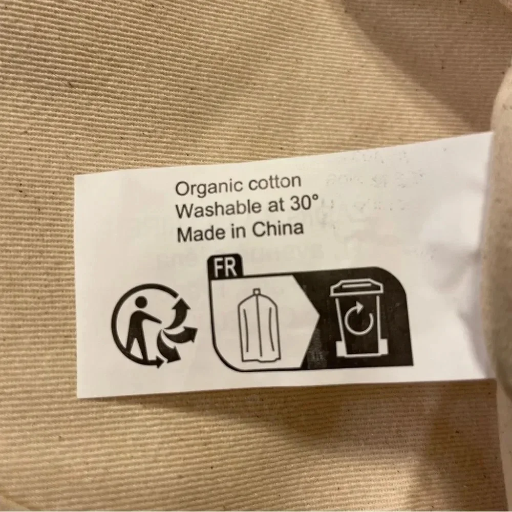 ZADIG & VOLTAIRE NWOT Organic Cotton Washable Garment Travel Bag